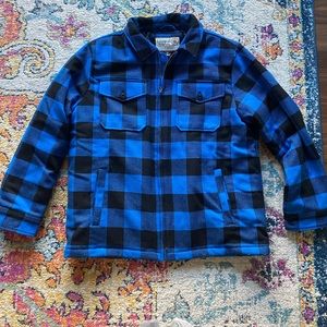 Men’s Tough As Buck Outdoorsman Berber Lined Wool Coat